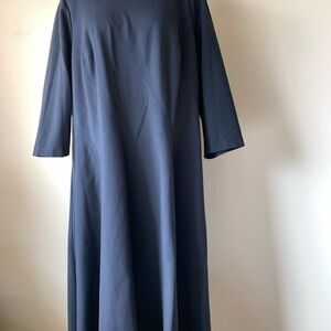 Lafayette 148 New York Midnight Long Sleeve Dress